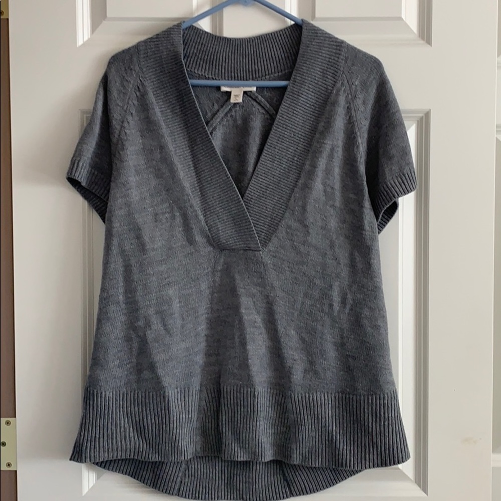 Coldwater Creek Short Sleeve Sweater